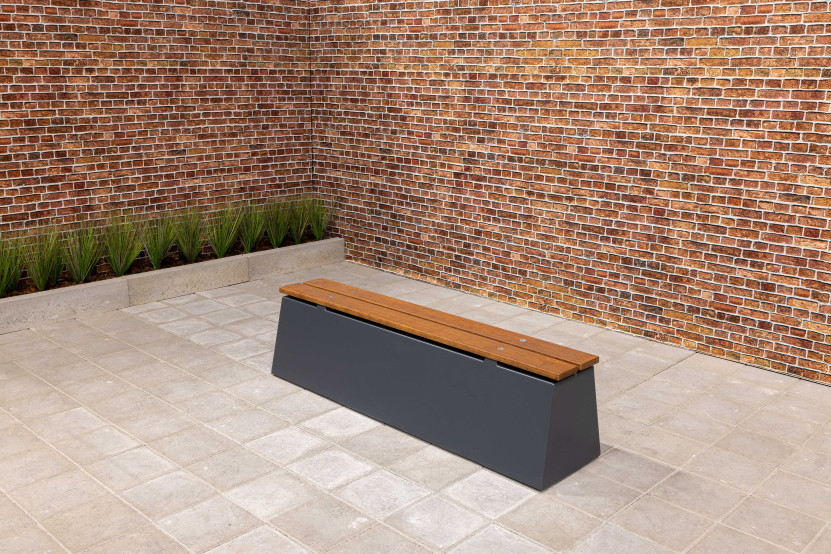 Concrete Bench DeLuxe Anthracite